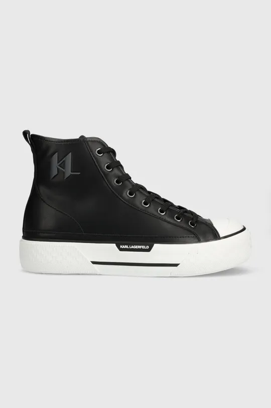 μαύρο Δερμάτινα ελαφριά παπούτσια Karl Lagerfeld KAMPUS MAX KL Ανδρικά