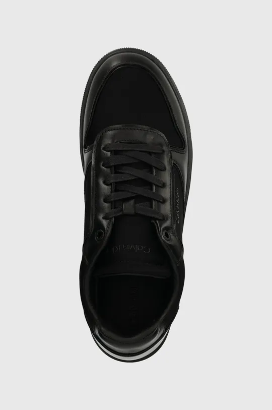czarny Calvin Klein sneakersy LOW TOP LACE UP W/ STITCH