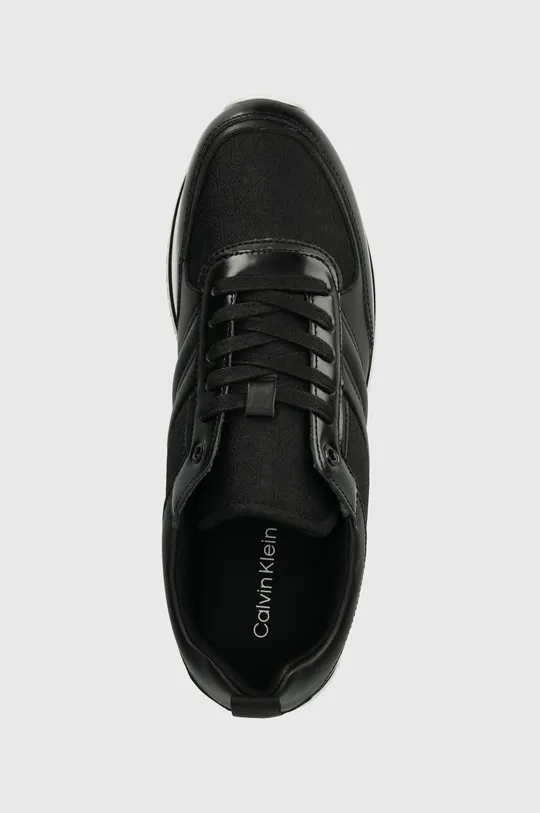 Calvin Klein sneakersy LOW TOP LACE UP JAQ MONO Cholewka: Materiał tekstylny, Skóra naturalna, Wnętrze: Materiał tekstylny, Podeszwa: Materiał syntetyczny