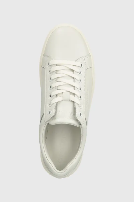 λευκό Δερμάτινα αθλητικά παπούτσια Calvin Klein LOW TOP LACE UP ARCHIVE STRIPE