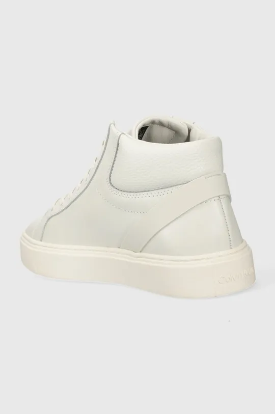 Calvin Klein sneakersy skórzane HIGH TOP LACE UP ARCHIVE STRIPE Cholewka: Skóra naturalna, Wnętrze: Materiał tekstylny, Skóra naturalna, Podeszwa: Materiał syntetyczny