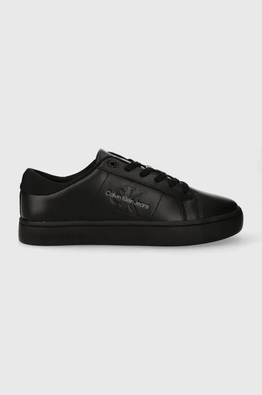 μαύρο Δερμάτινα αθλητικά παπούτσια Calvin Klein Jeans CLASSIC CUPSOLE LOW ML LTH Ανδρικά