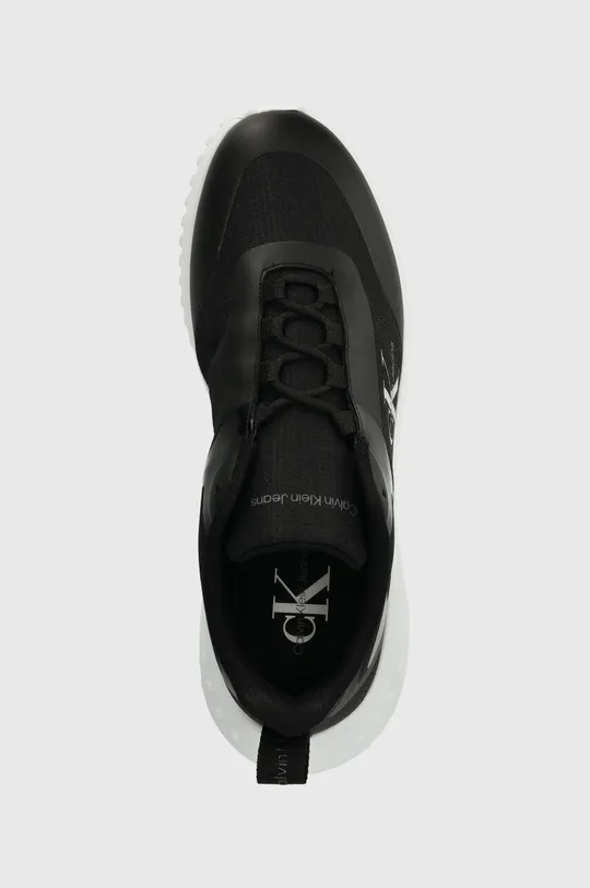 czarny Calvin Klein Jeans sneakersy EVA RUNNER LOW LACE ML MIX