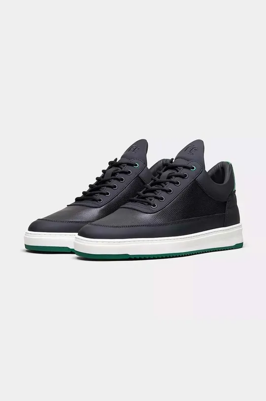 Filling Pieces leather sneakers Low Top Tech Crumbs black