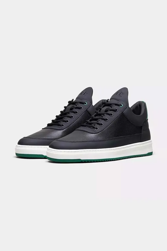 Шкіряні кросівки Filling Pieces Low Top Tech Crumbs чорний