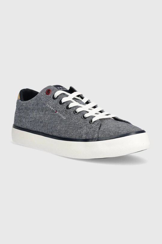 Tommy Hilfiger tenisówki TH HI VULC LOW CHAMBRAY granatowy