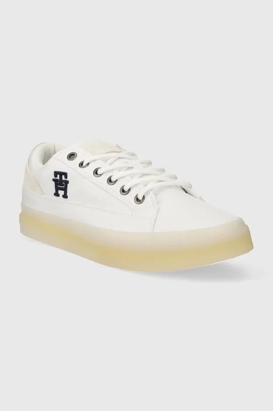 Tenisice Tommy Hilfiger TH HI VULC STREET LOW MIX bijela