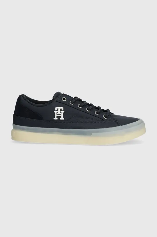 granatowy Tommy Hilfiger tenisówki TH HI VULC STREET LOW MIX Męski