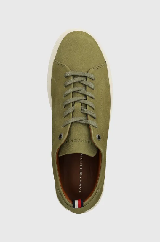πράσινο Δερμάτινα αθλητικά παπούτσια Tommy Hilfiger PREMIUM CORPORATE LTH SEASONAL