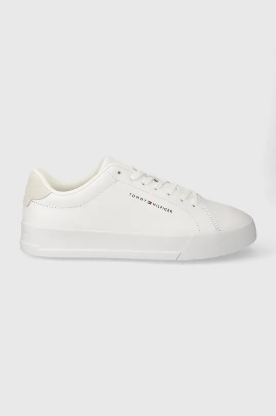 bianco Tommy Hilfiger sneakers in pelle TH COURT LEATHER Uomo