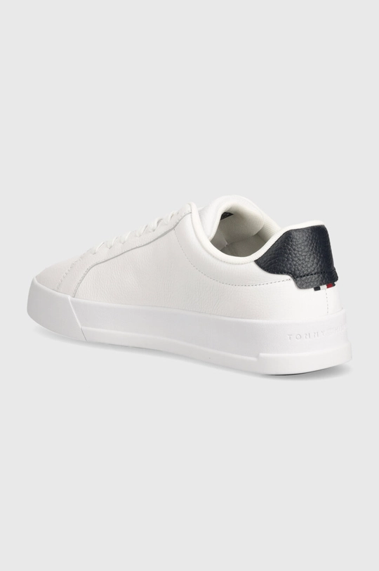 Tommy Hilfiger sneakers in pelle TH COURT BETTER LTH TUMBLED Gambale: Pelle naturale Parte interna: Materiale tessile Suola: Materiale sintetico