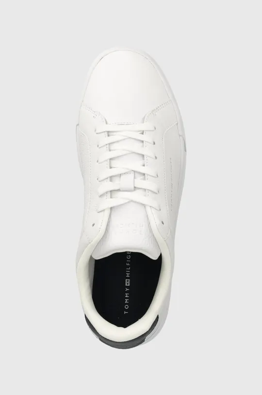 bianco Tommy Hilfiger sneakers in pelle TH COURT BETTER LTH TUMBLED
