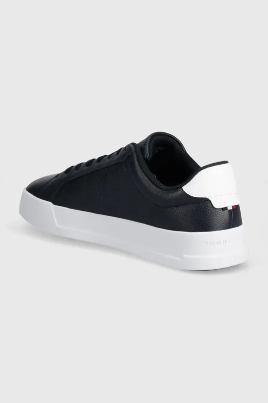 Tommy Hilfiger sneakers in pelle TH COURT BETTER LTH TUMBLED Gambale: Pelle naturale Parte interna: Materiale tessile Suola: Materiale sintetico