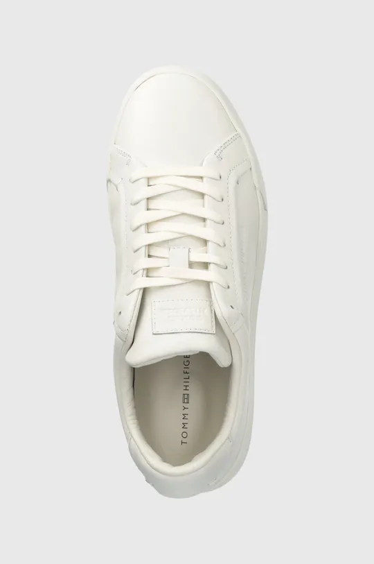 λευκό Δερμάτινα αθλητικά παπούτσια Tommy Hilfiger TH COURT PREMIUM BEST