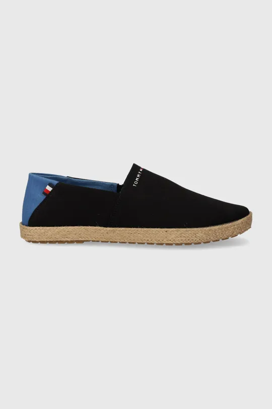 fekete Tommy Hilfiger espadrilles ESPADRILLE CORE TEXTILE Férfi