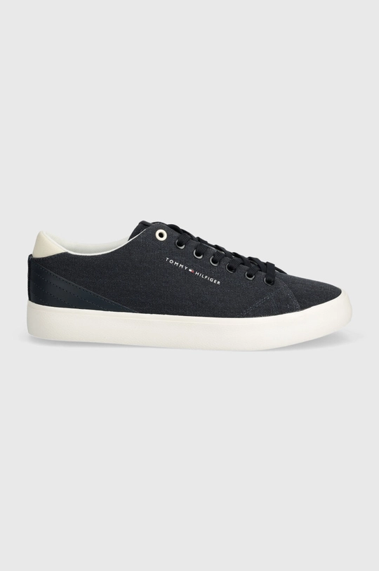 Tommy Hilfiger sportcipő TH HI VULC LOW SUMMER CVS sötétkék