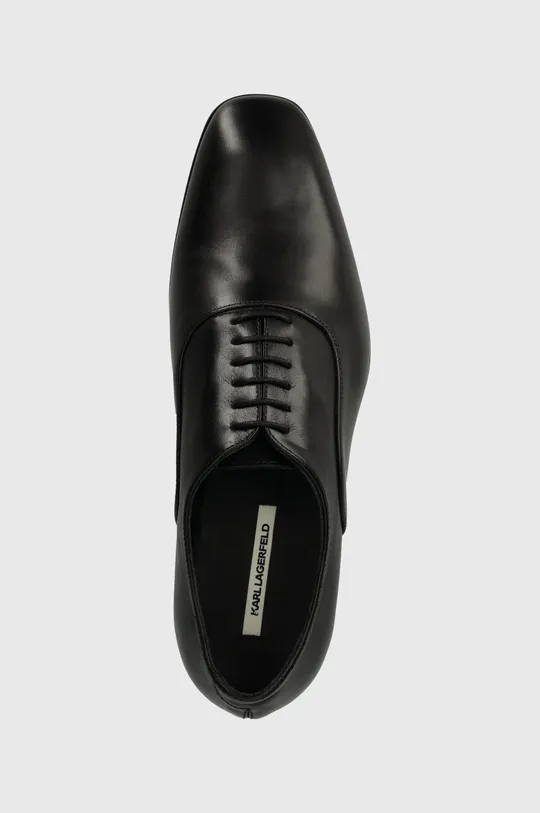 чорний Шкіряні туфлі Karl Lagerfeld SAMUEL