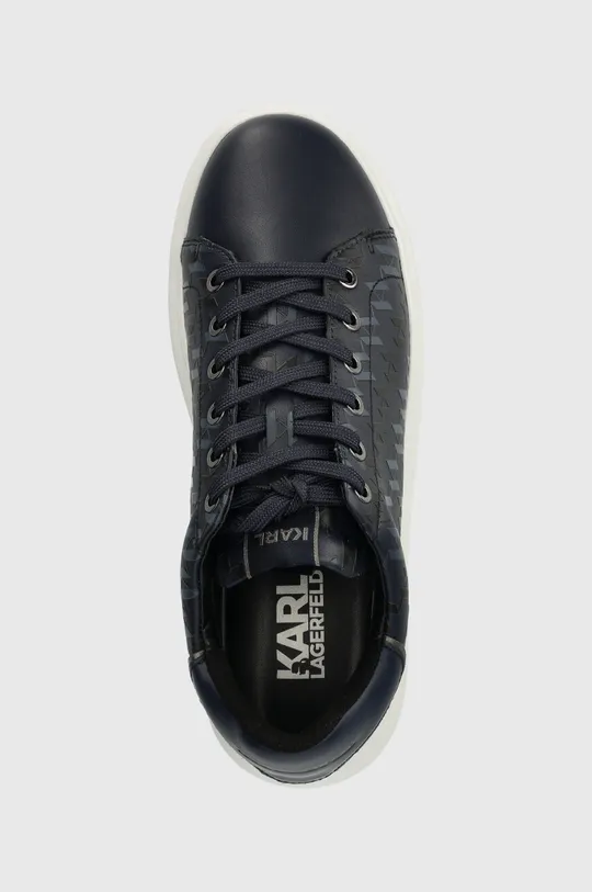 sötétkék Karl Lagerfeld bőr sportcipő KAPRI MENS
