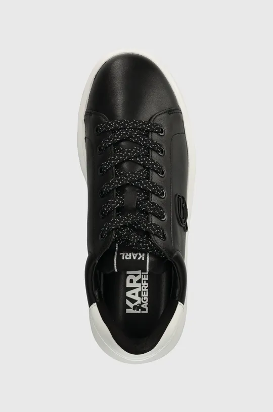 czarny Karl Lagerfeld sneakersy skórzane KAPRI KITE