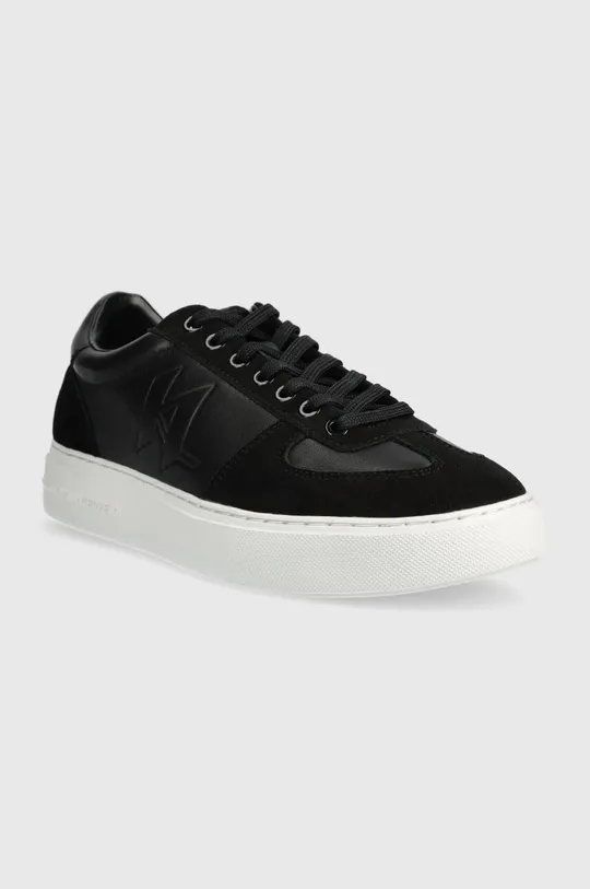 Δερμάτινα αθλητικά παπούτσια Karl Lagerfeld T/KAP μαύρο