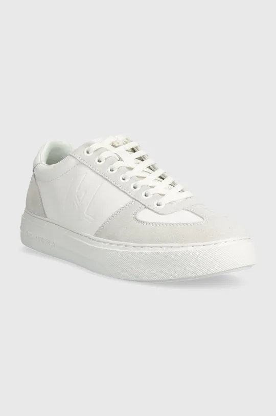 Δερμάτινα αθλητικά παπούτσια Karl Lagerfeld T/KAP λευκό