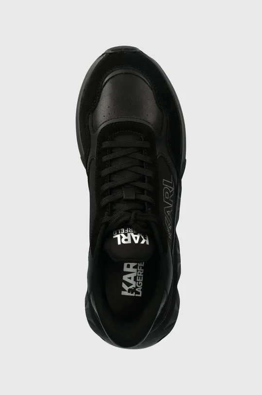 μαύρο Δερμάτινα αθλητικά παπούτσια Karl Lagerfeld K/KITE RUN