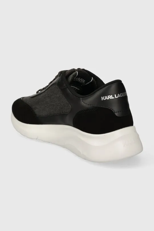 Karl Lagerfeld sneakers SERGER Gambale: Materiale tessile, Pelle naturale Parte interna: Materiale tessile Suola: Materiale sintetico