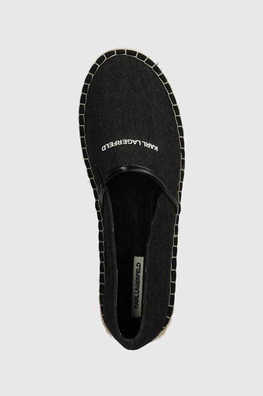 čierna Espadrilky Karl Lagerfeld KAMINO