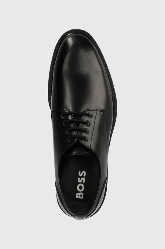 чёрный Кожаные туфли BOSS Larry