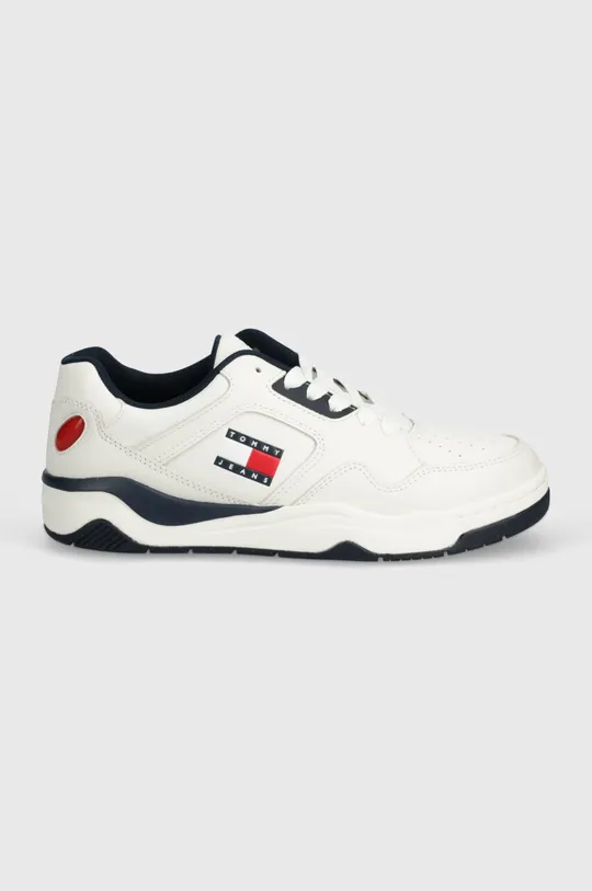 Tommy Jeans sneakersy TJM LOGO EXECUTION BASKET biały