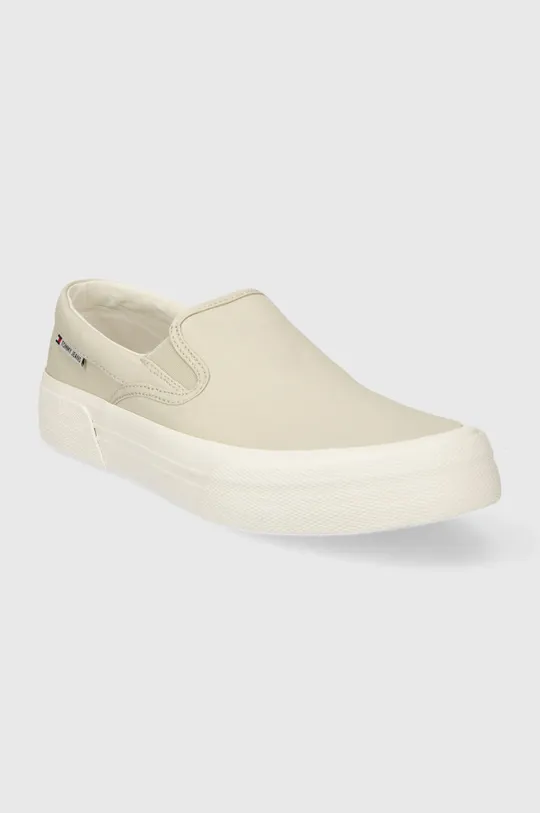 Tommy Jeans tenisówki TJM SLIP ON CANVAS COLOR beżowy