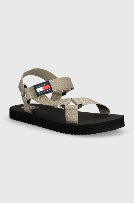 beżowy Tommy Jeans sandały TJM CASUAL SANDAL Męski