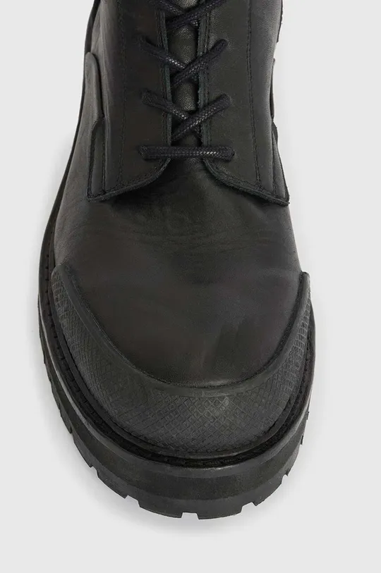 Kožne cipele AllSaints Mudfox Vanjski dio: Goveđa koža Unutrašnji dio: Kozja koža Potplat: Sintetički materijal