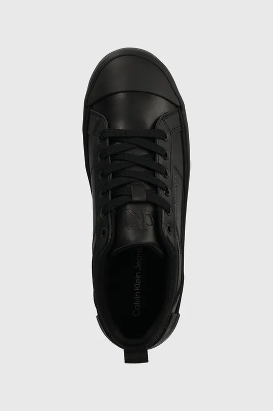 μαύρο Πάνινα παπούτσια Calvin Klein Jeans VULCANIZED LOW LACEUP MIX IN UC
