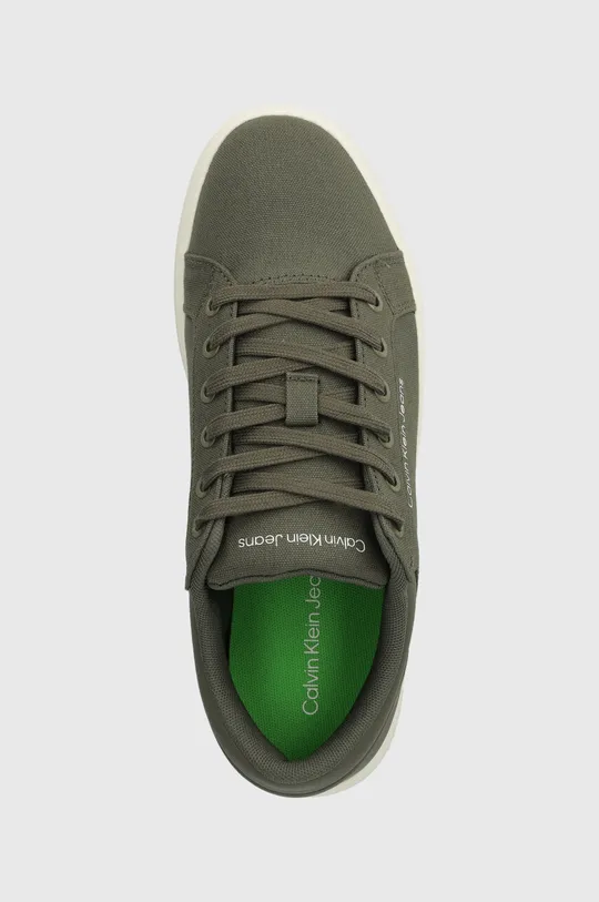 πράσινο Πάνινα παπούτσια Calvin Klein Jeans CLASSIC CUPSOLE LOW LTH IN DC