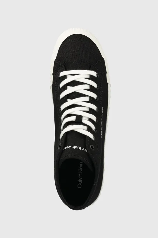 μαύρο Πάνινα παπούτσια Calvin Klein Jeans SKATER VULC MID LACEUP CS IN DC