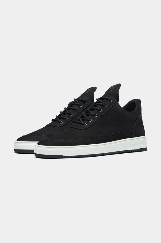Filling Pieces suede sneakers Low Top Base black