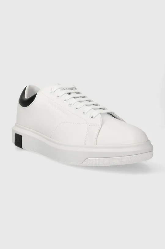 Armani Exchange sneakersy skórzane biały