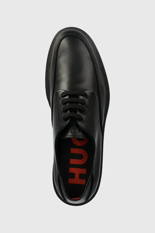 чёрный Кожаные туфли HUGO Denzel