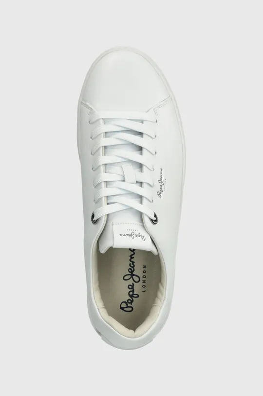 λευκό Δερμάτινα αθλητικά παπούτσια Pepe Jeans PMS00007