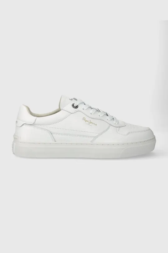 λευκό Δερμάτινα αθλητικά παπούτσια Pepe Jeans PMS00009 Ανδρικά