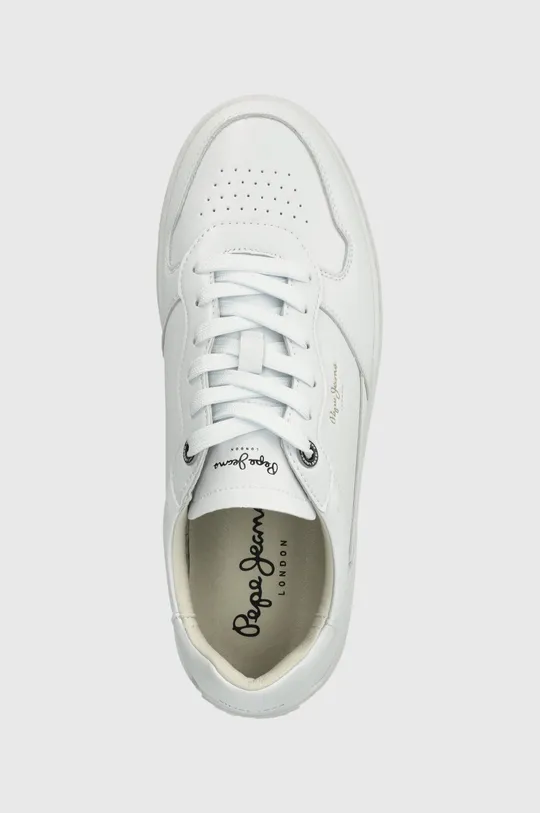 biały Pepe Jeans sneakersy skórzane PMS00009