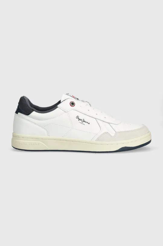 λευκό Δερμάτινα αθλητικά παπούτσια Pepe Jeans PMS00013 Ανδρικά