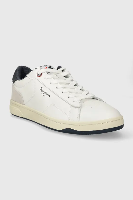 Pepe Jeans sneakersy skórzane PMS00014 biały