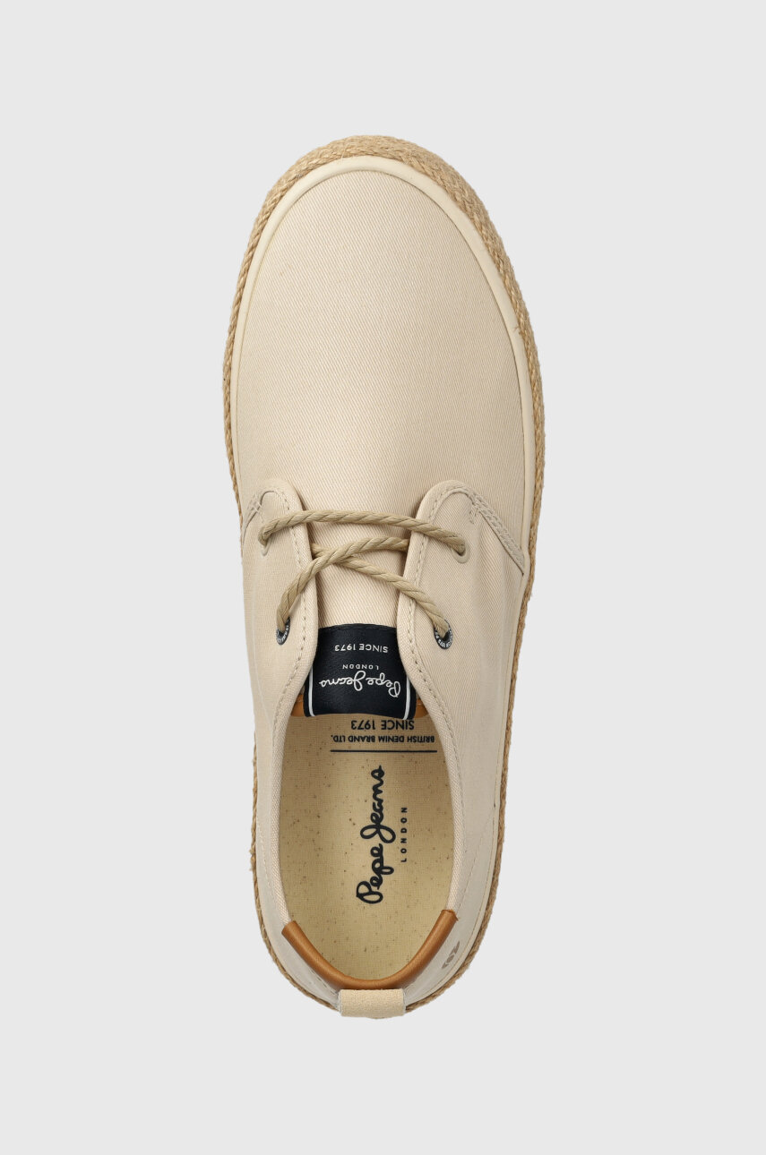 beige Pepe Jeans espadrillas PMS10326