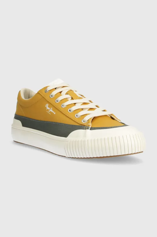 Πάνινα παπούτσια Pepe Jeans PMS31043 κίτρινο