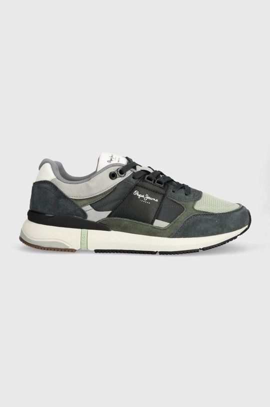 Pepe Jeans sneakers PMS60014 piele întoarsă verde PMS60014