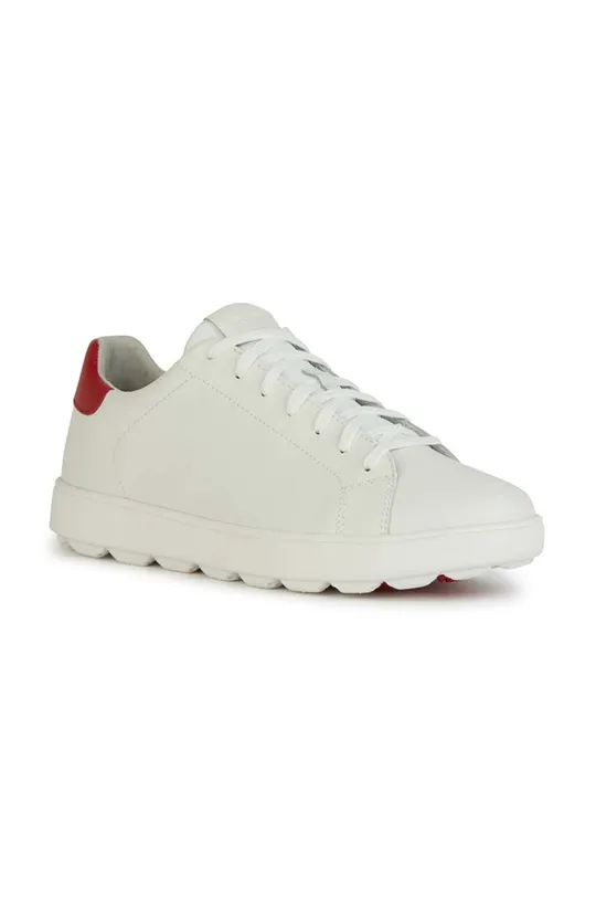 Δερμάτινα αθλητικά παπούτσια Geox U SPHERICA ECUB-1 λευκό