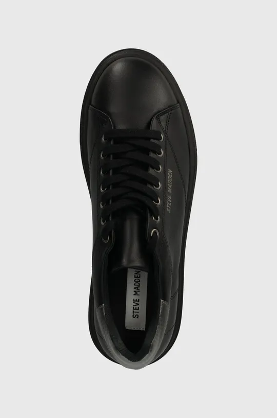 μαύρο Δερμάτινα αθλητικά παπούτσια Steve Madden Fynner