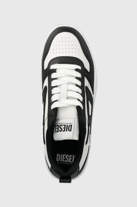czarny Diesel sneakersy skórzane S-Ukiyo V2 Low